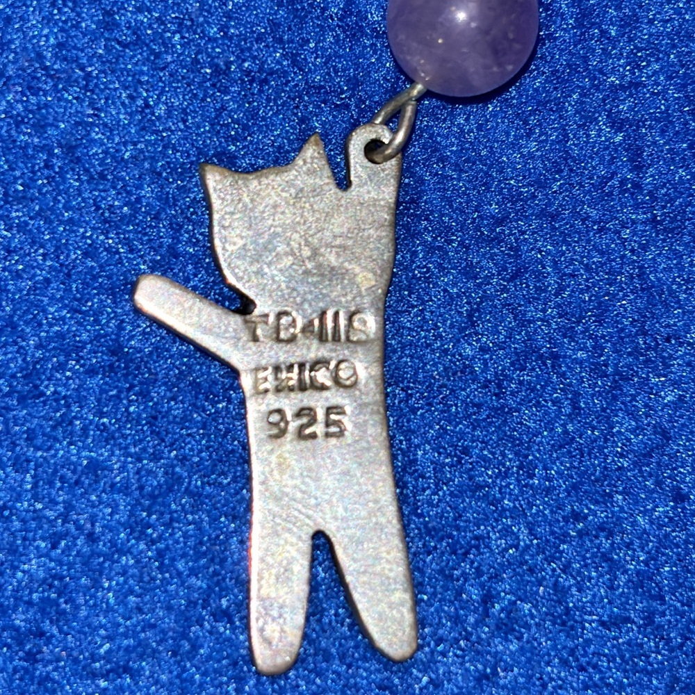 Cat Silver Earrings 🐈⬛ - Picture 3 of 4